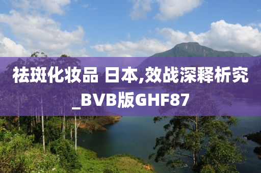 祛斑化妆品 日本,效战深释析究_BVB版GHF87