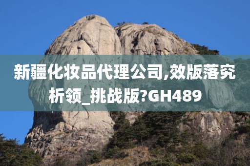 新疆化妆品代理公司,效版落究析领_挑战版?GH489
