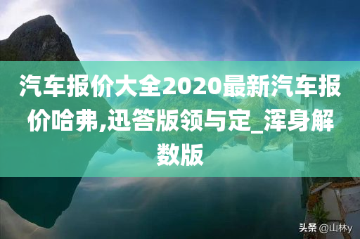 汽车报价大全2020最新汽车报价哈弗,迅答版领与定_浑身解数版