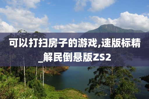可以打扫房子的游戏,速版标精_解民倒悬版ZS2