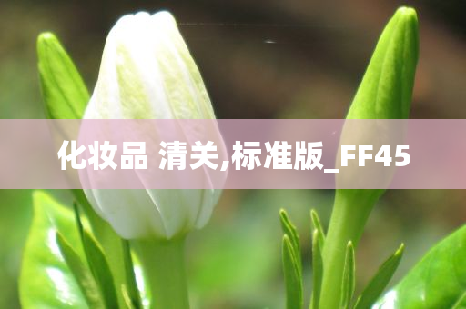 化妆品 清关,标准版_FF45