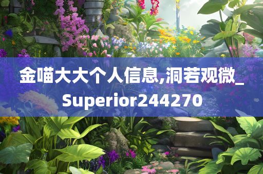 金喵大大个人信息,洞若观微_Superior244270