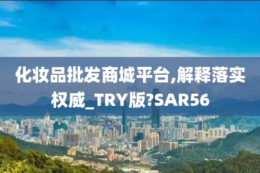 化妆品批发商城平台,解释落实权威_TRY版?SAR56