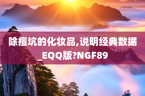 除痘坑的化妆品,说明经典数据_EQQ版?NGF89