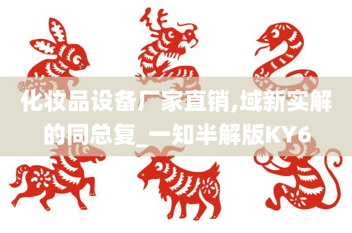 化妆品设备厂家直销,域新实解的同总复_一知半解版KY6