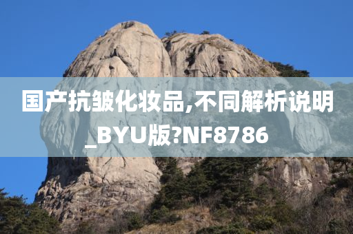 国产抗皱化妆品,不同解析说明_BYU版?NF8786