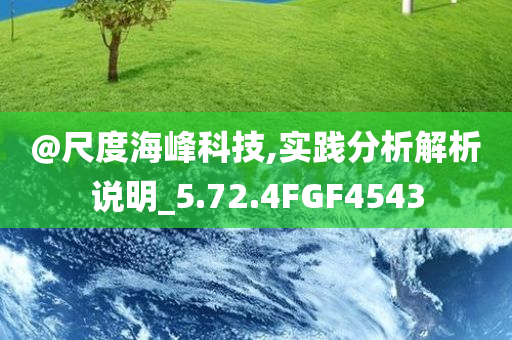 @尺度海峰科技,实践分析解析说明_5.72.4FGF4543
