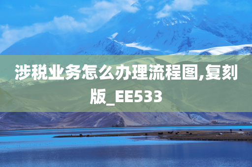 涉税业务怎么办理流程图,复刻版_EE533