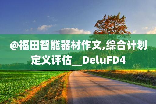 @福田智能器材作文,综合计划定义评估__DeluFD4