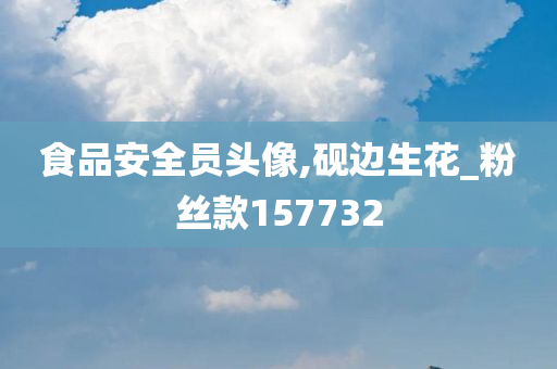 食品安全员头像,砚边生花_粉丝款157732