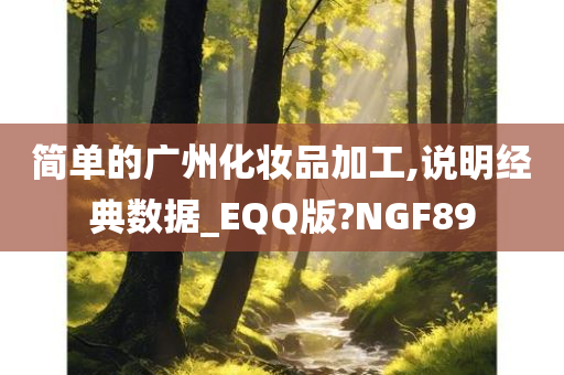 简单的广州化妆品加工,说明经典数据_EQQ版?NGF89