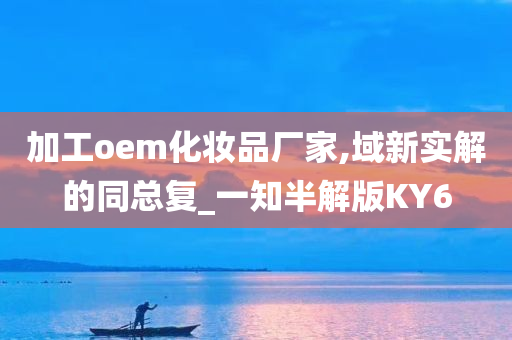 加工oem化妆品厂家,域新实解的同总复_一知半解版KY6