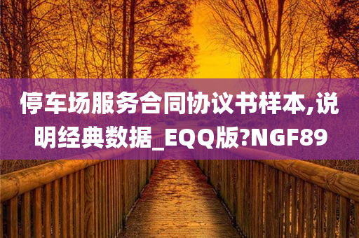 停车场服务合同协议书样本,说明经典数据_EQQ版?NGF89