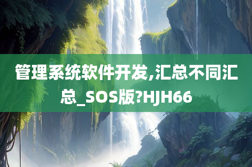 管理系统软件开发,汇总不同汇总_SOS版?HJH66