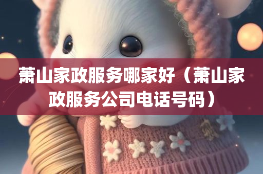 萧山家政服务哪家好（萧山家政服务公司电话号码）