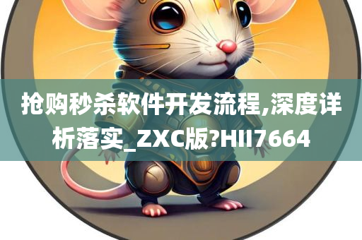 抢购秒杀软件开发流程,深度详析落实_ZXC版?HII7664