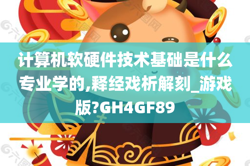 计算机软硬件技术基础是什么专业学的,释经戏析解刻_游戏版?GH4GF89