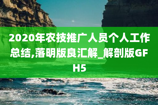 2020年农技推广人员个人工作总结,落明版良汇解_解剖版GFH5