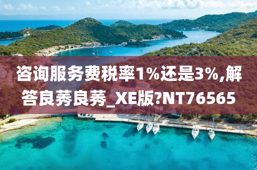 咨询服务费税率1%还是3%,解答良莠良莠_XE版?NT76565