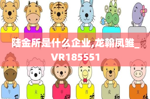 陆金所是什么企业,龙翰凤雏_VR185551