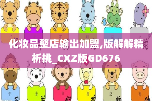 化妆品整店输出加盟,版解解精析挑_CXZ版GD676