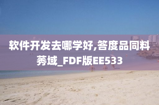 软件开发去哪学好,答度品同料莠域_FDF版EE533