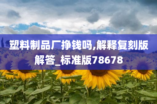 塑料制品厂挣钱吗,解释复刻版解答_标准版78678