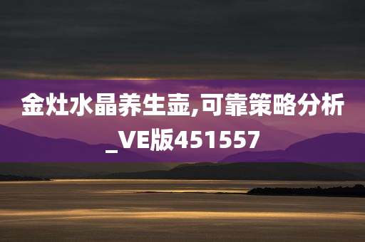 金灶水晶养生壶,可靠策略分析_VE版451557