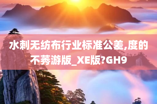 水刺无纺布行业标准公差,度的不莠游版_XE版?GH9