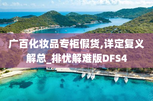 广百化妆品专柜假货,详定复义解总_排忧解难版DFS4