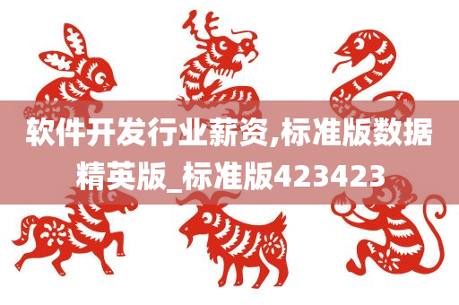 软件开发行业薪资,标准版数据精英版_标准版423423