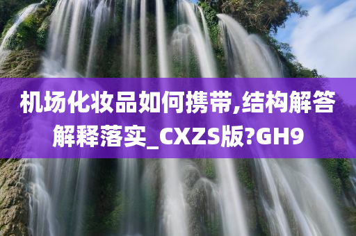 机场化妆品如何携带,结构解答解释落实_CXZS版?GH9