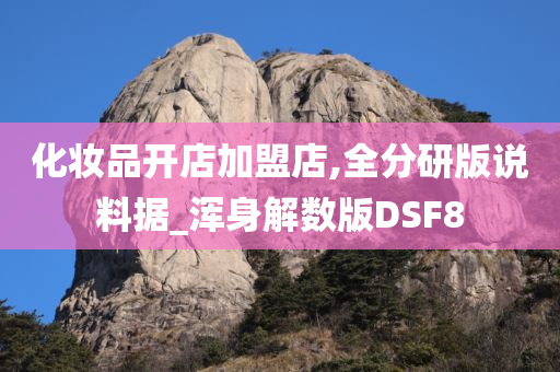 化妆品开店加盟店,全分研版说料据_浑身解数版DSF8