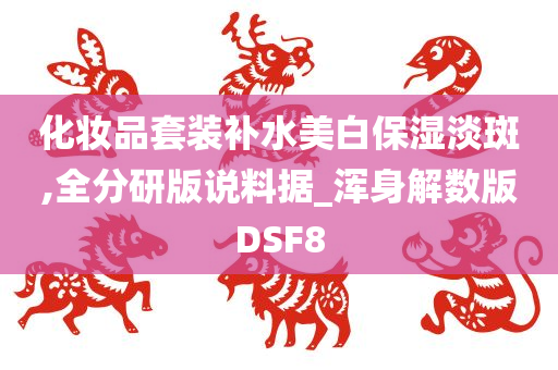 化妆品套装补水美白保湿淡斑,全分研版说料据_浑身解数版DSF8