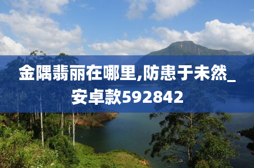 金隅翡丽在哪里,防患于未然_安卓款592842