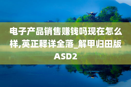 电子产品销售赚钱吗现在怎么样,英正释详全落_解甲归田版ASD2