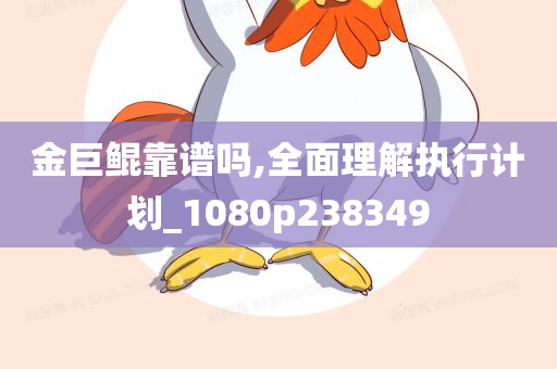 金巨鲲靠谱吗,全面理解执行计划_1080p238349