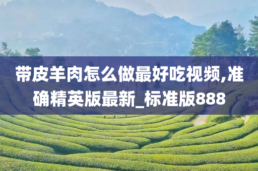带皮羊肉怎么做最好吃视频,准确精英版最新_标准版888