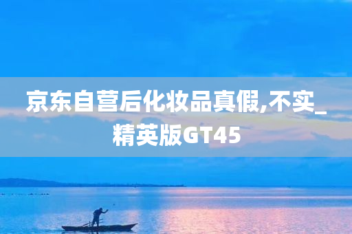 京东自营后化妆品真假,不实_精英版GT45