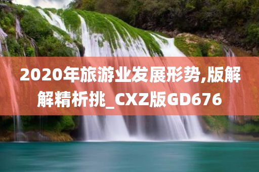 2020年旅游业发展形势,版解解精析挑_CXZ版GD676