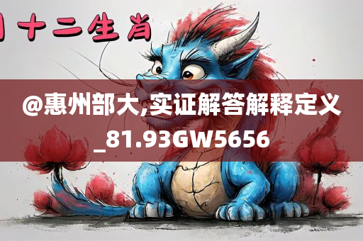 @惠州部大,实证解答解释定义_81.93GW5656