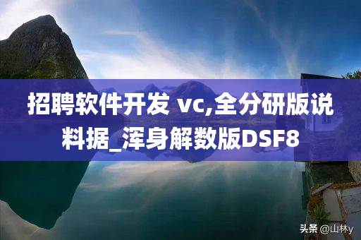 招聘软件开发 vc,全分研版说料据_浑身解数版DSF8