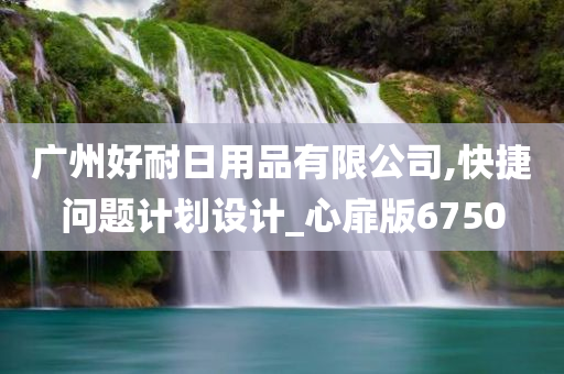 广州好耐日用品有限公司,快捷问题计划设计_心扉版6750