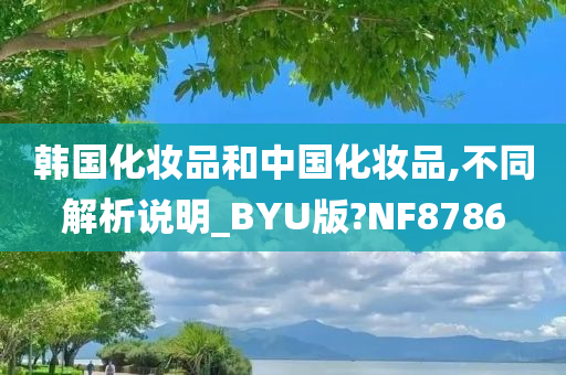 韩国化妆品和中国化妆品,不同解析说明_BYU版?NF8786