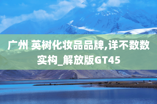 广州 英树化妆品品牌,详不数数实构_解放版GT45