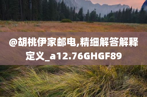 @胡桃伊家邮电,精细解答解释定义_a12.76GHGF89