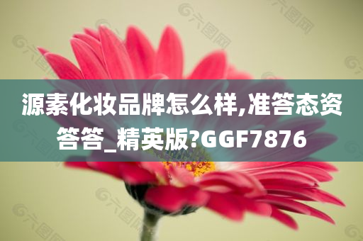 源素化妆品牌怎么样,准答态资答答_精英版?GGF7876
