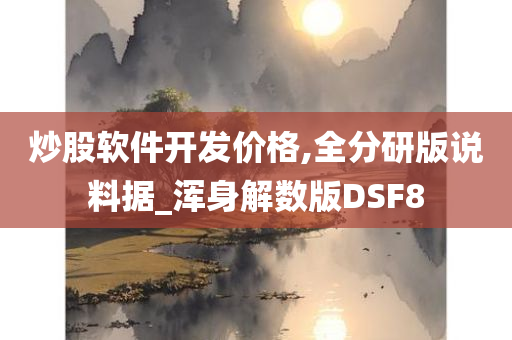 炒股软件开发价格,全分研版说料据_浑身解数版DSF8