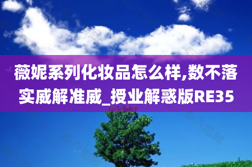 薇妮系列化妆品怎么样,数不落实威解准威_授业解惑版RE35