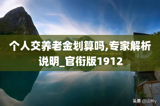 个人交养老金划算吗,专家解析说明_官衔版1912